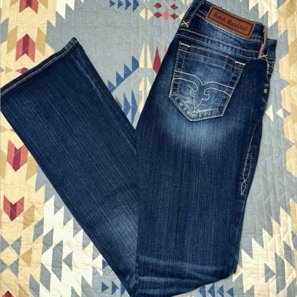 Rock Revival 
Style: Anabela Boot Cut 
Size: 26 
$35